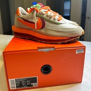 Sacai x Clot x Nike LDWaffle “Net Orange”